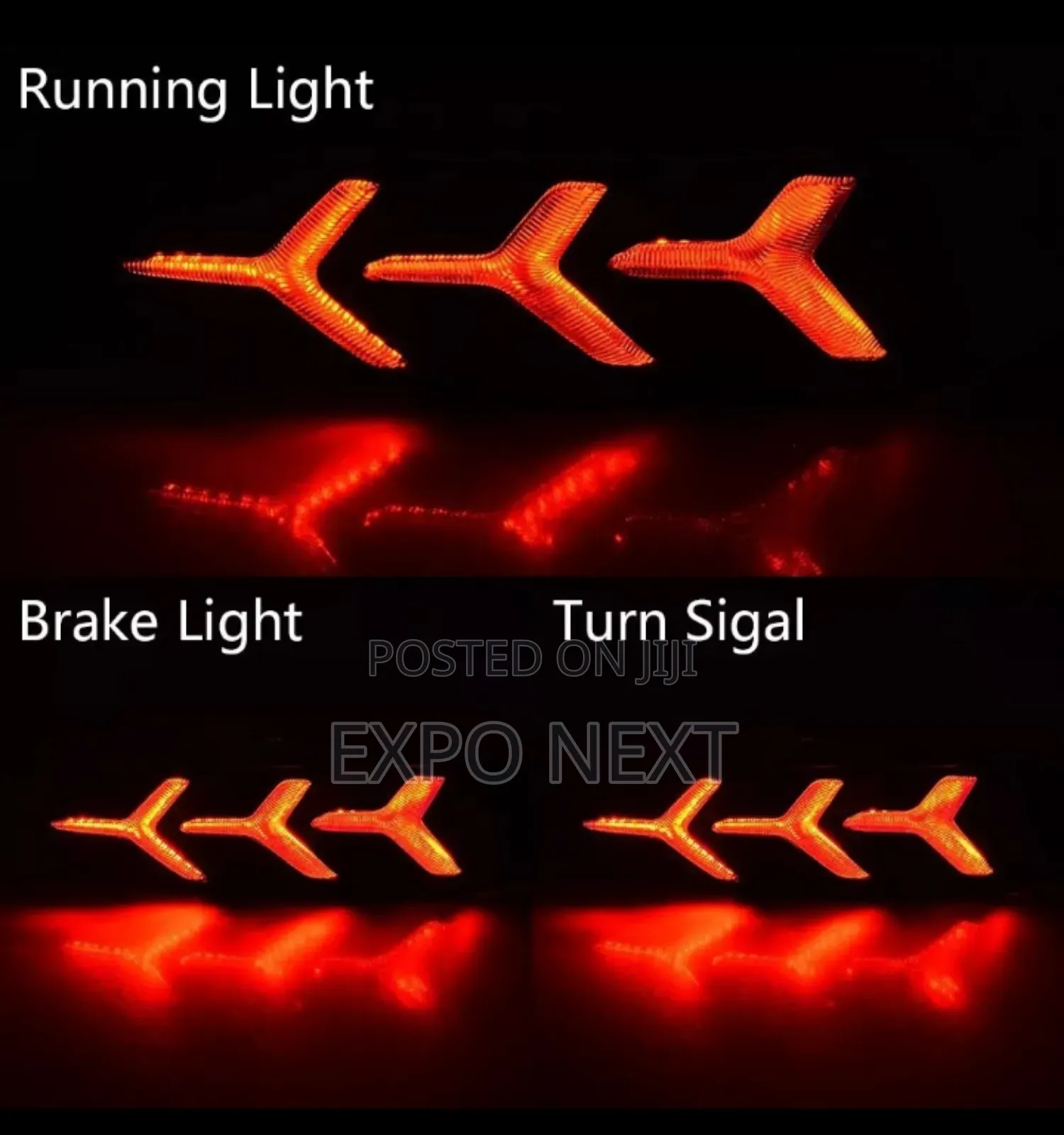 Honda Civic Led Reflector Bumper Brake Light All Year Model