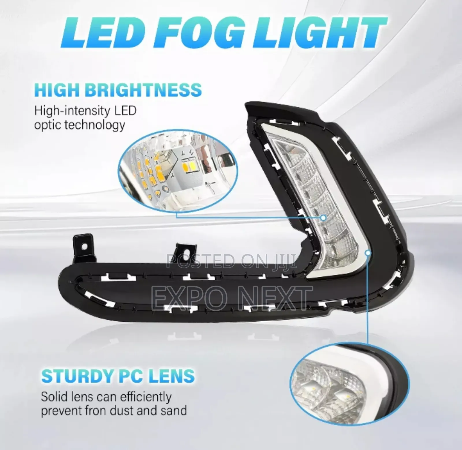 Fog Lamp Lights Set For Hyundai Elantra 2015-2016