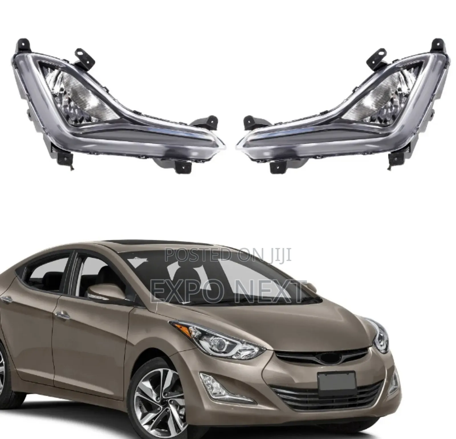 Fog Lamp Lights Set For Hyundai Elantra 2015-2016