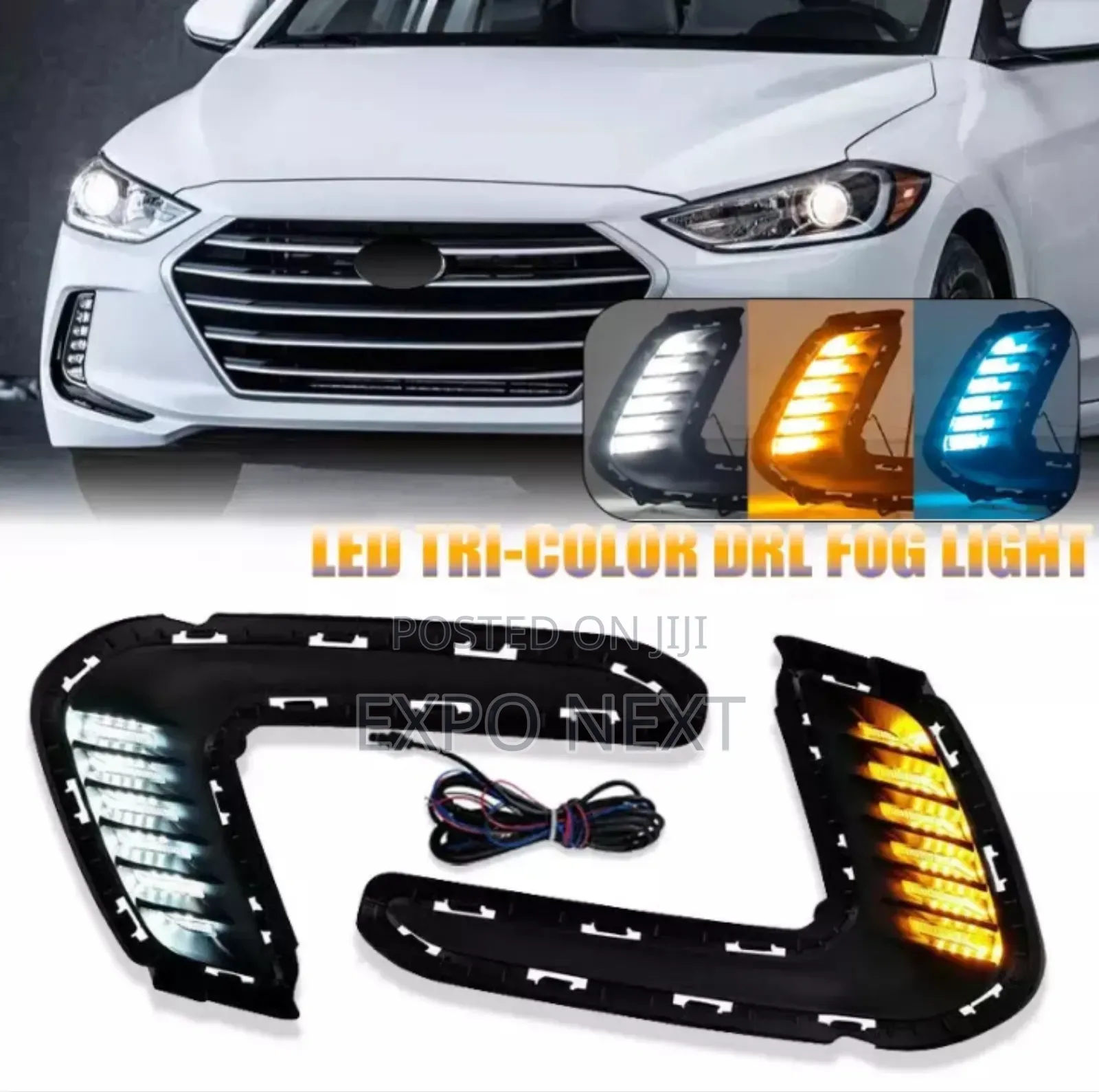 Fog Lamp Lights Set For Hyundai Elantra 2015-2016