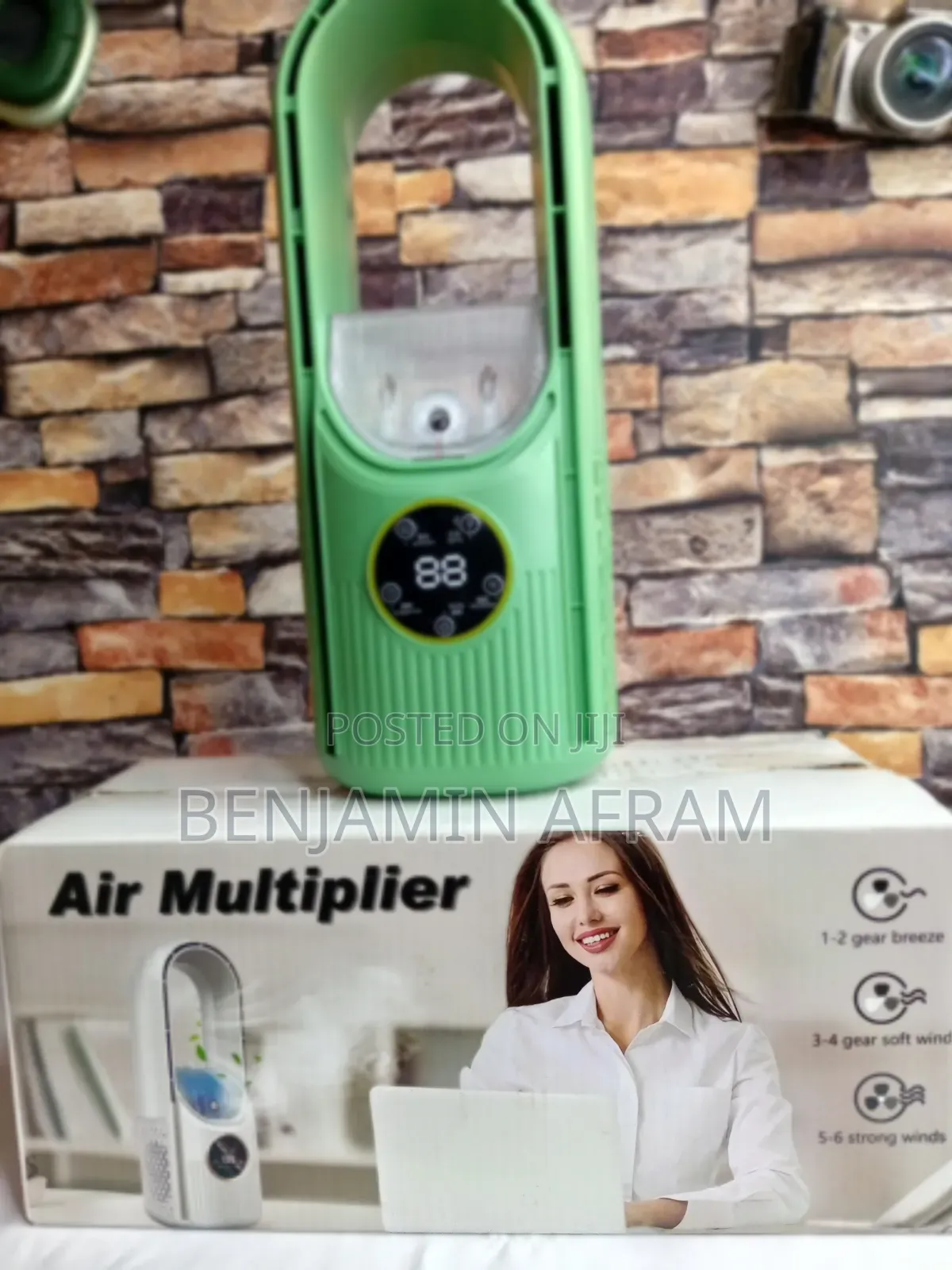 Desk Air Multiplier Diffuser and Fan