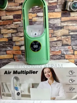 Desk Air Multiplier Diffuser and Fan