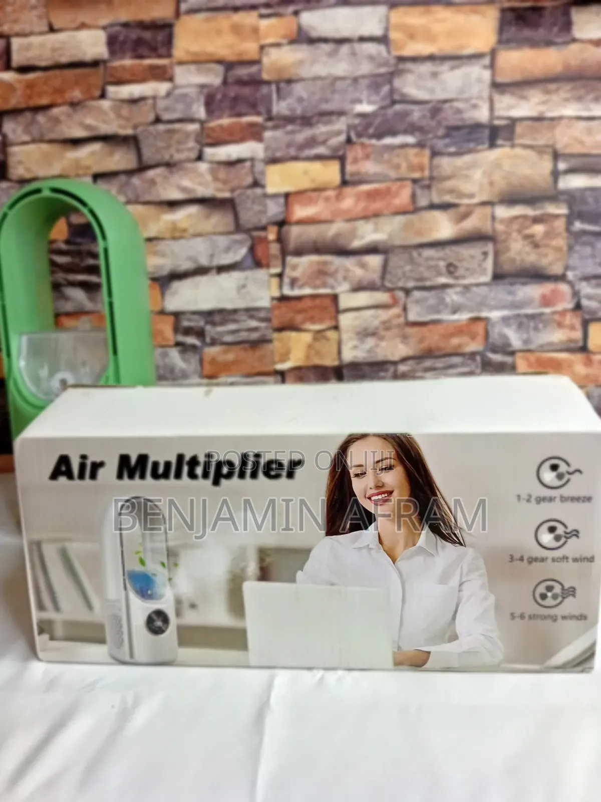 Desk Air Multiplier Diffuser and Fan