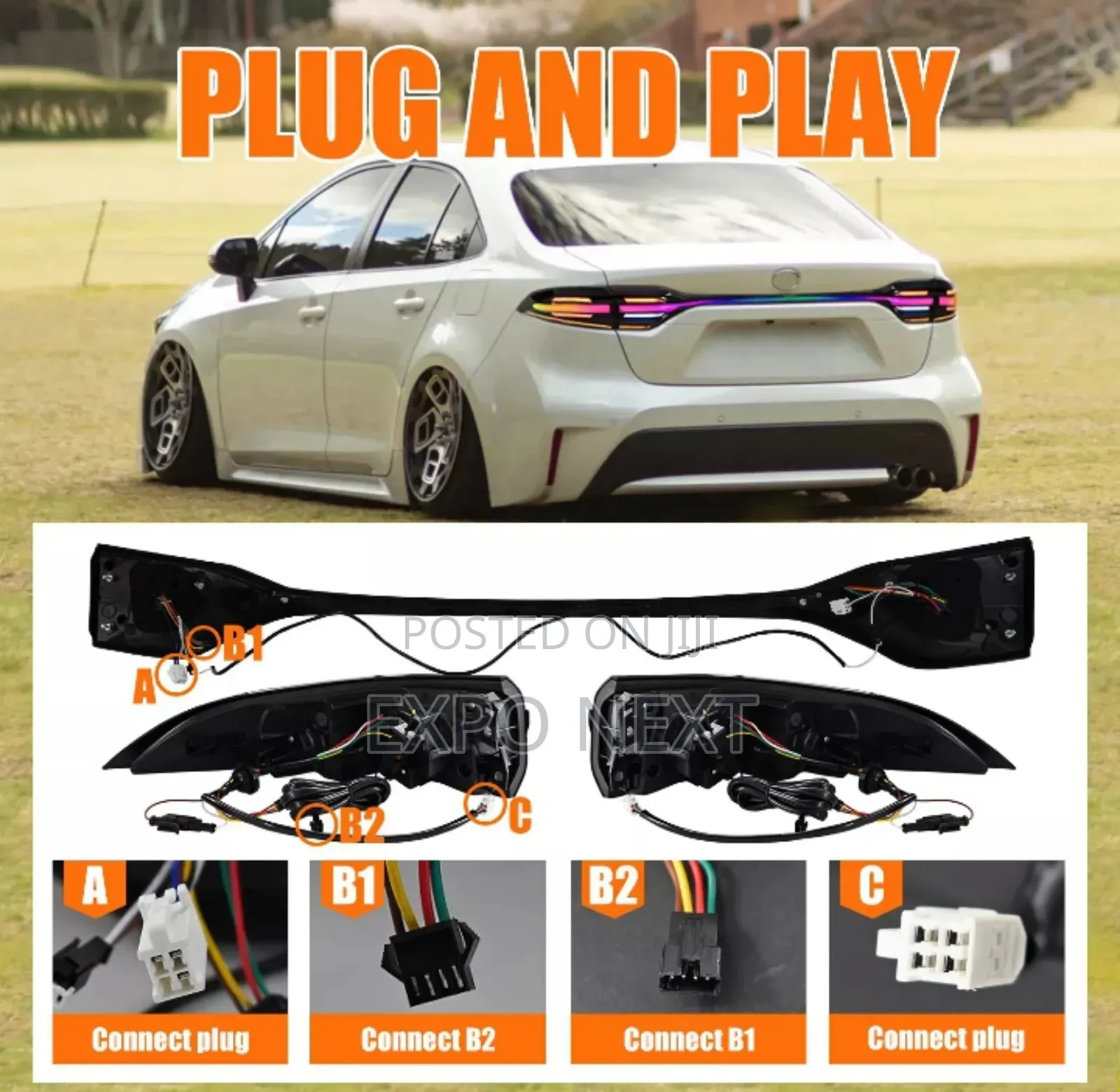 Led Tail Lights For Toyota Corolla 2020-2024