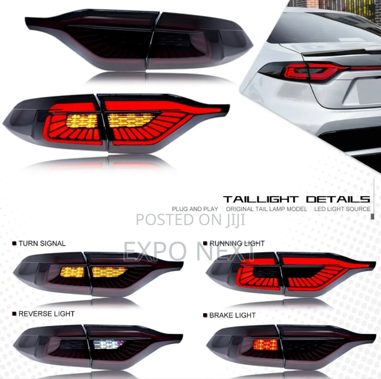Led Tail Lights For Toyota Corolla 2020-2024