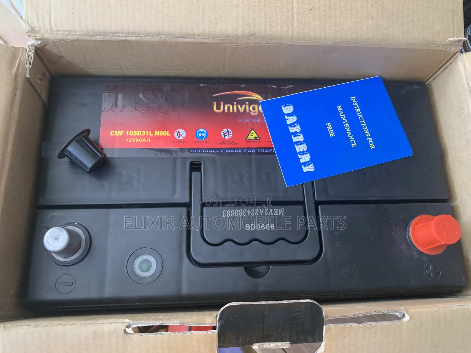 Univigour 17 Plates Car Battery