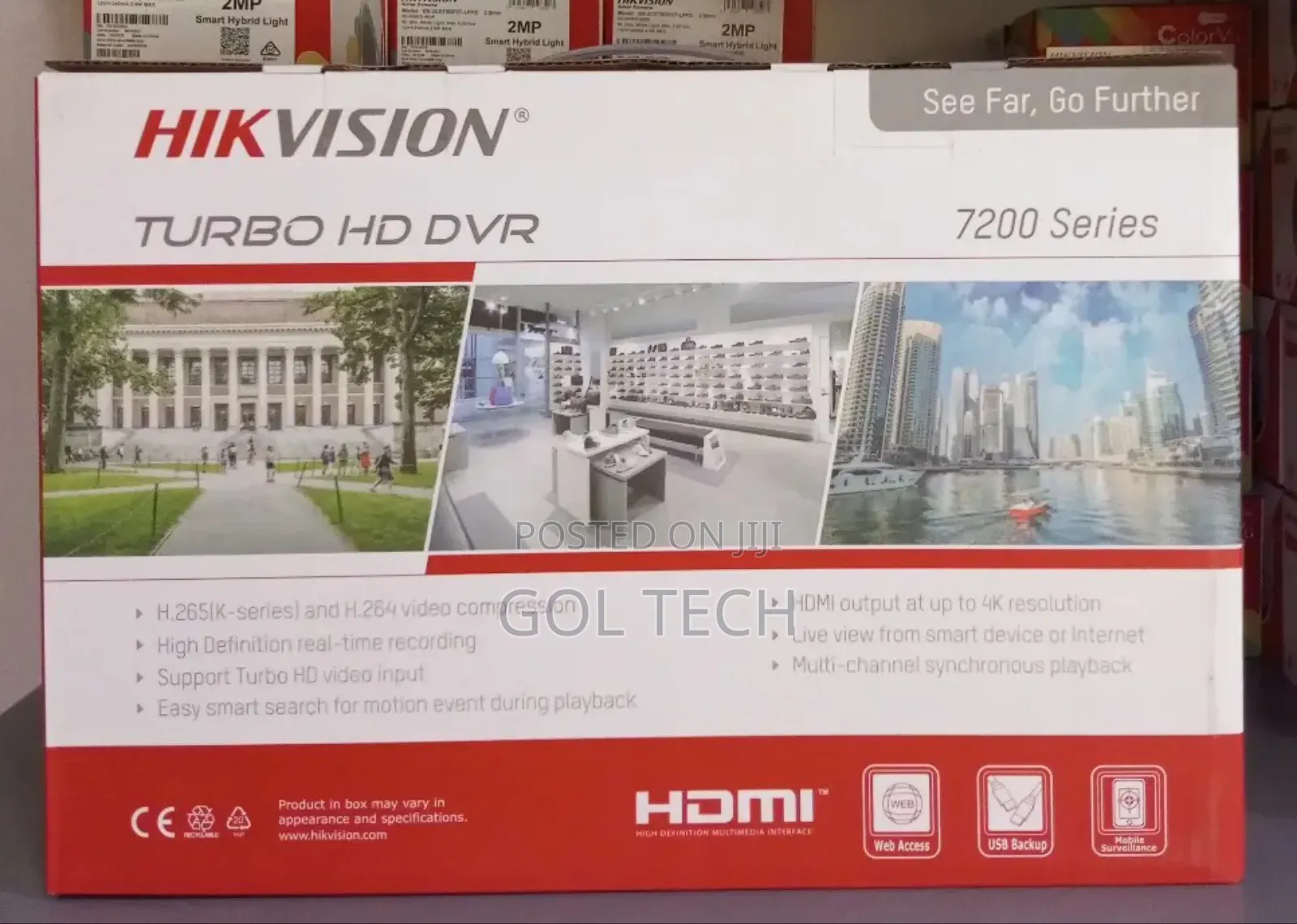 Hikvision DVR 8ch 2mp With Audio Ds7208hghi-M1