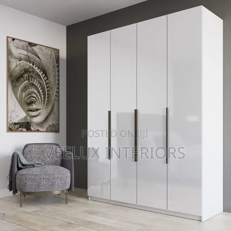 High-Gloss Wardrobe Interior Design for Glamorous Spaces