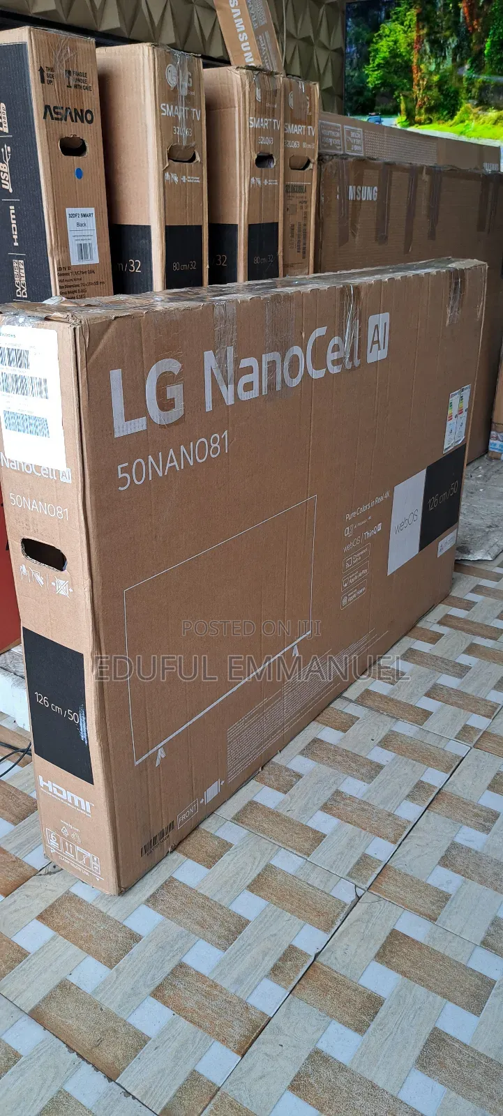 Lg 50" Nanocell Nano81t 2024 Uhd Smart HDR Apple Airplay