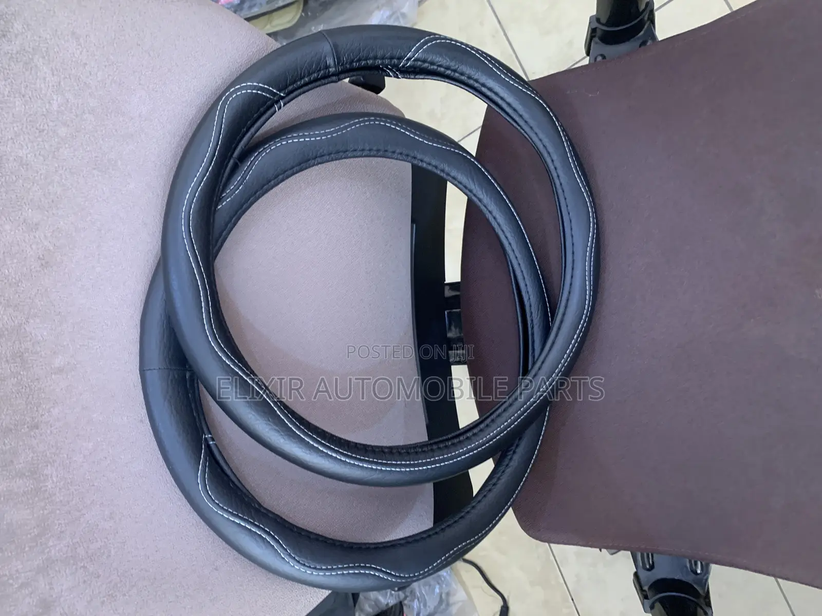 All Black Mature Steering Wheel Covers