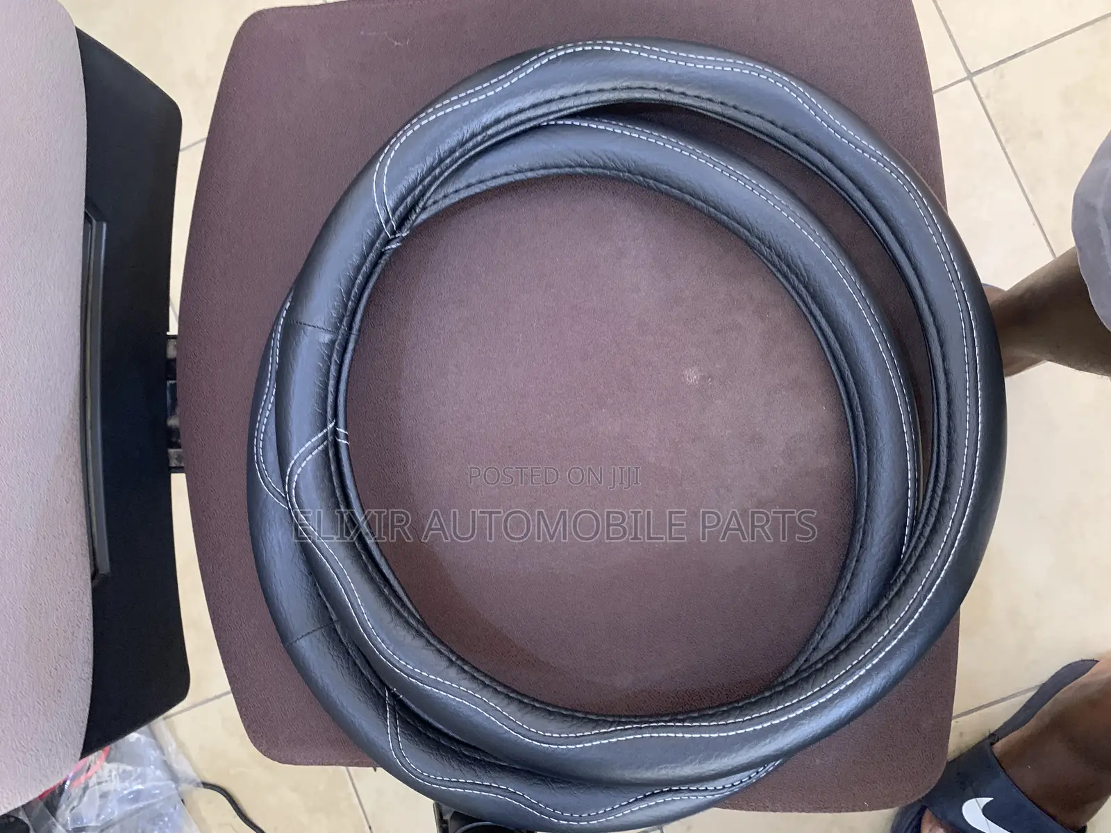All Black Mature Steering Wheel Covers