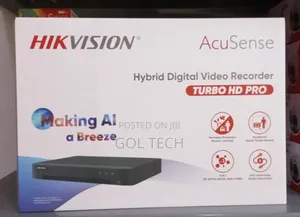 Hikvision 8ch DVR /5mp With 2way Audio Acusense All on 1 DVR