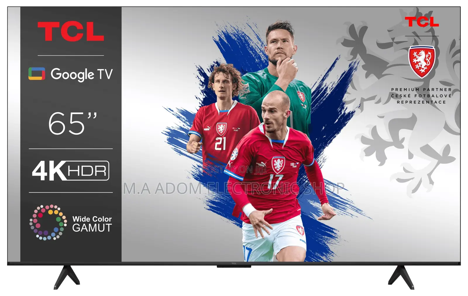TCL 65” Smartv With 60hz Refreshing Rate Active Hdr10+