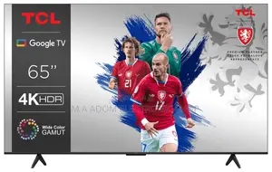 TCL 65” Smartv With 60hz Refreshing Rate Active Hdr10+