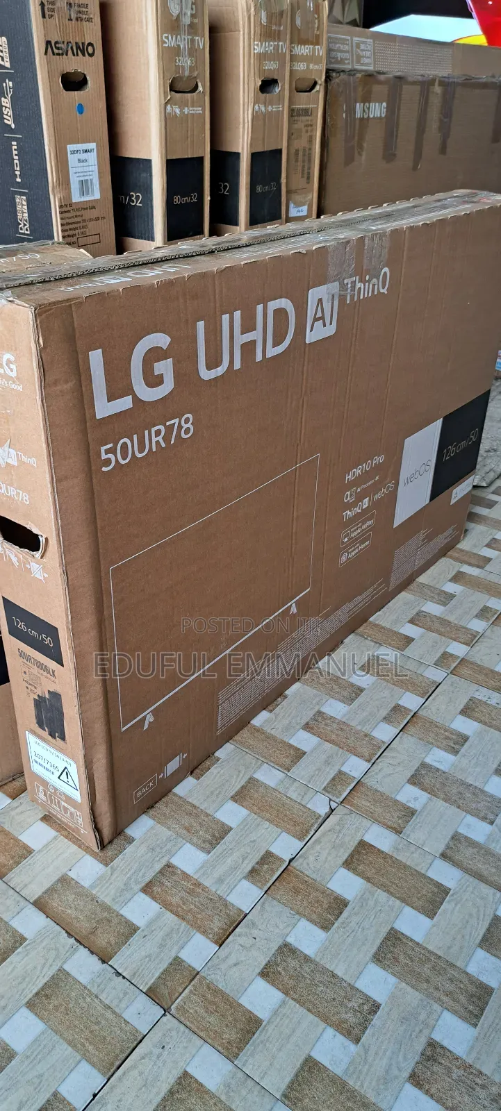 Lg 50" Uhd Smart HDR Netflix Youtube Bluetooth Apple Airp