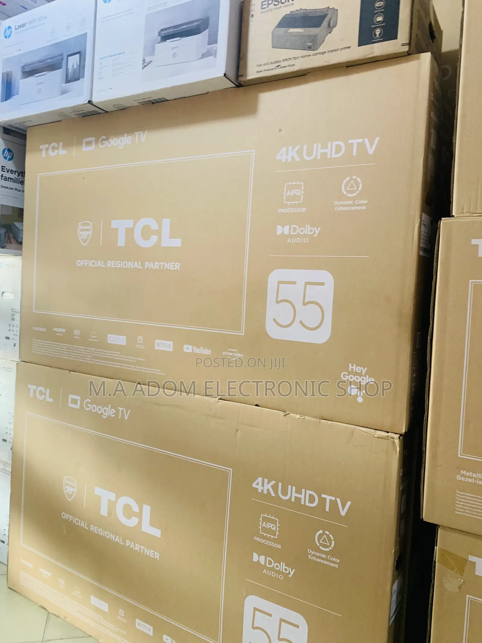 TCL 55” Youtube Netflix 60hz Gaming Tv