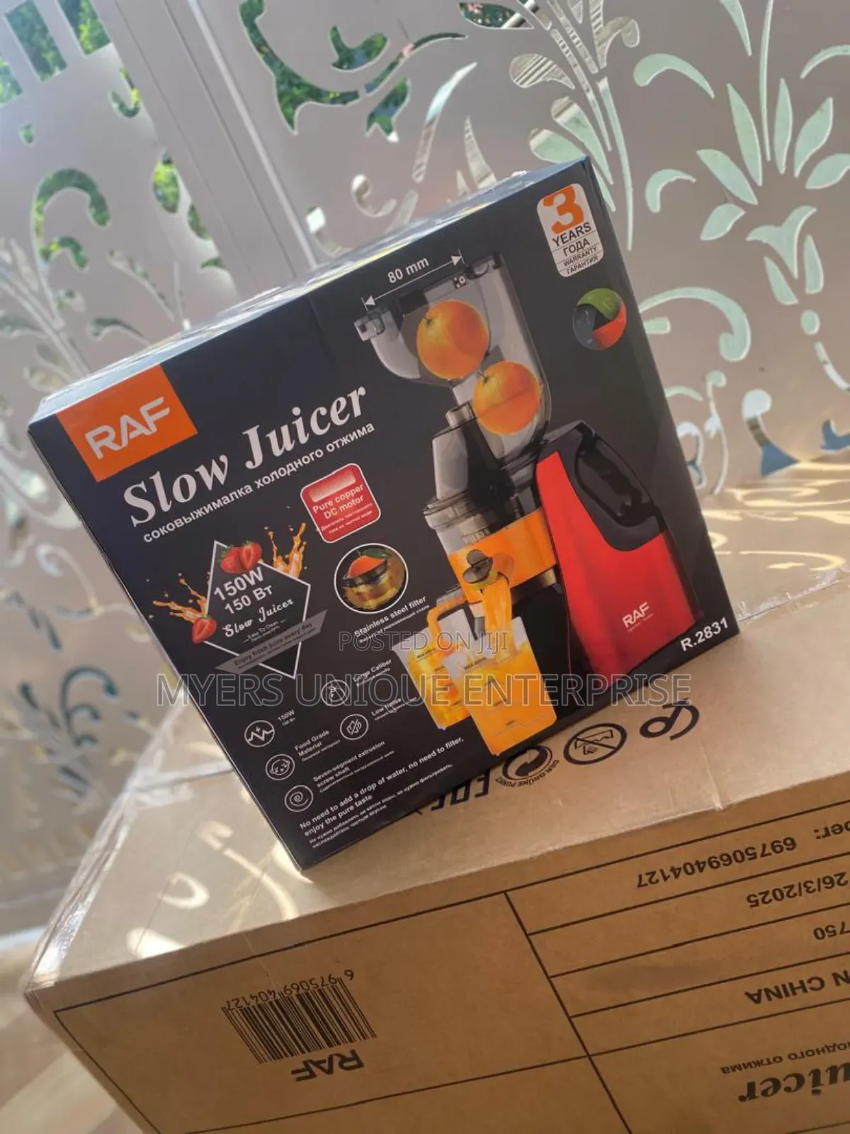 Energy Efficient Slow Juicer With 95% Juice Extraction
