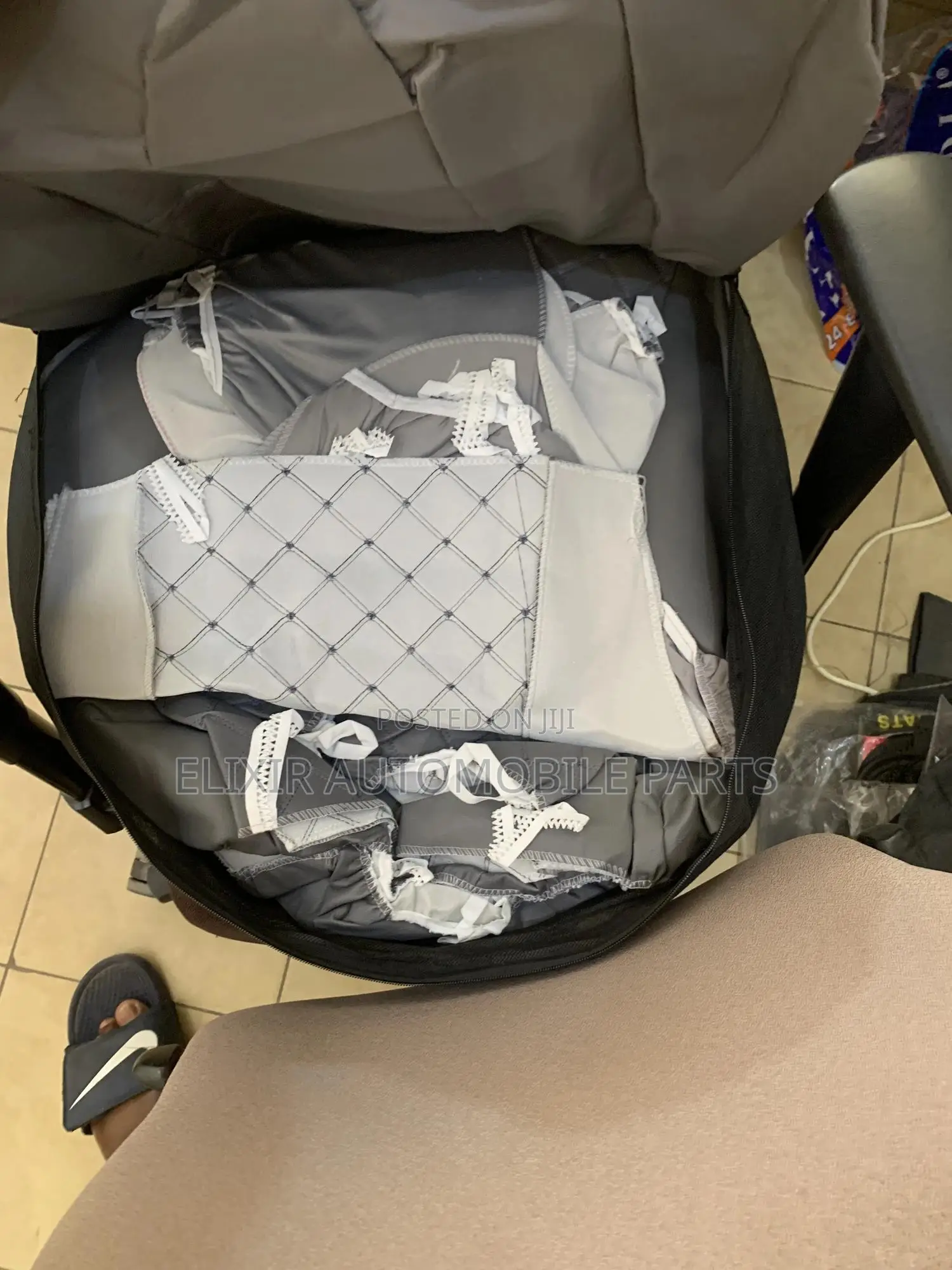 2025 Classic Car Seat Covers Grey Color