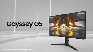 Samsung 32” Odyssey G5 Gaming Monitor, Wqhd (2560x1440)