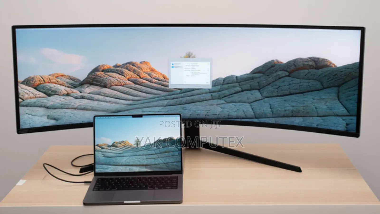 Samsung 49” Odyssey G9 Gaming Monitor, 1000r Curved Screen,
