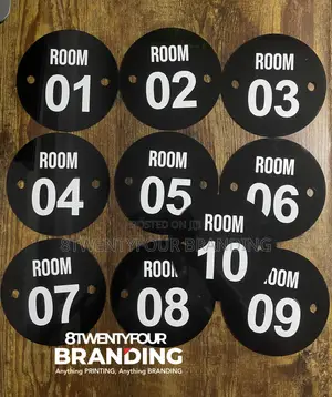 Room Numbers (Acrylic)