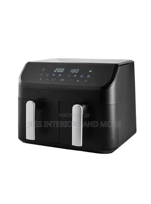 Black Dual Basket 9l Digital Air Fryer