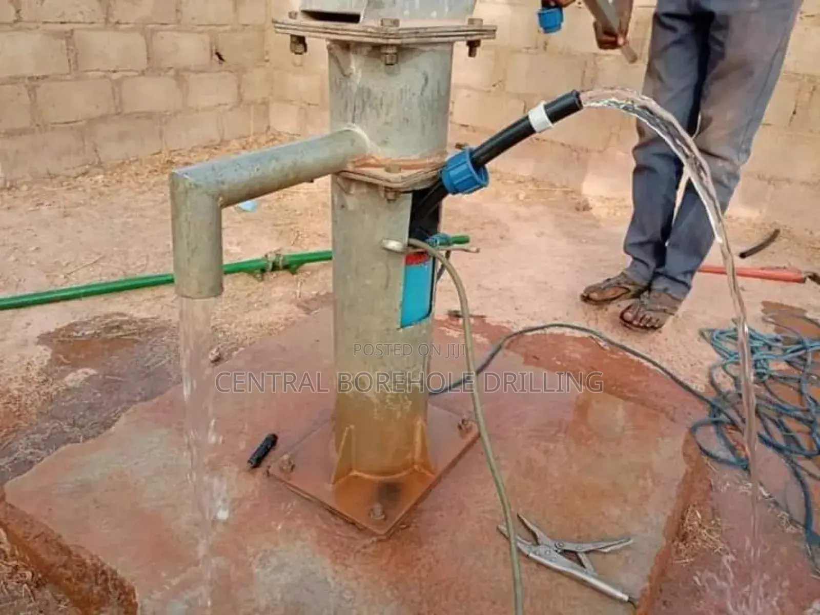 Borehole With Hand Pump