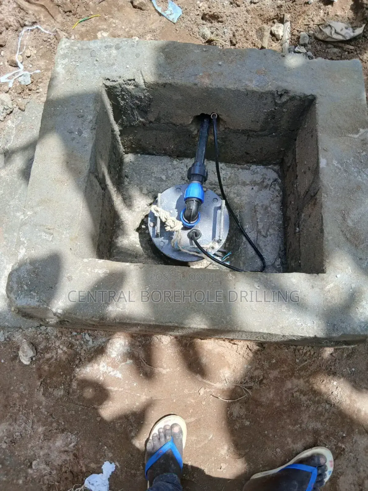 Borehole With Hand Pump