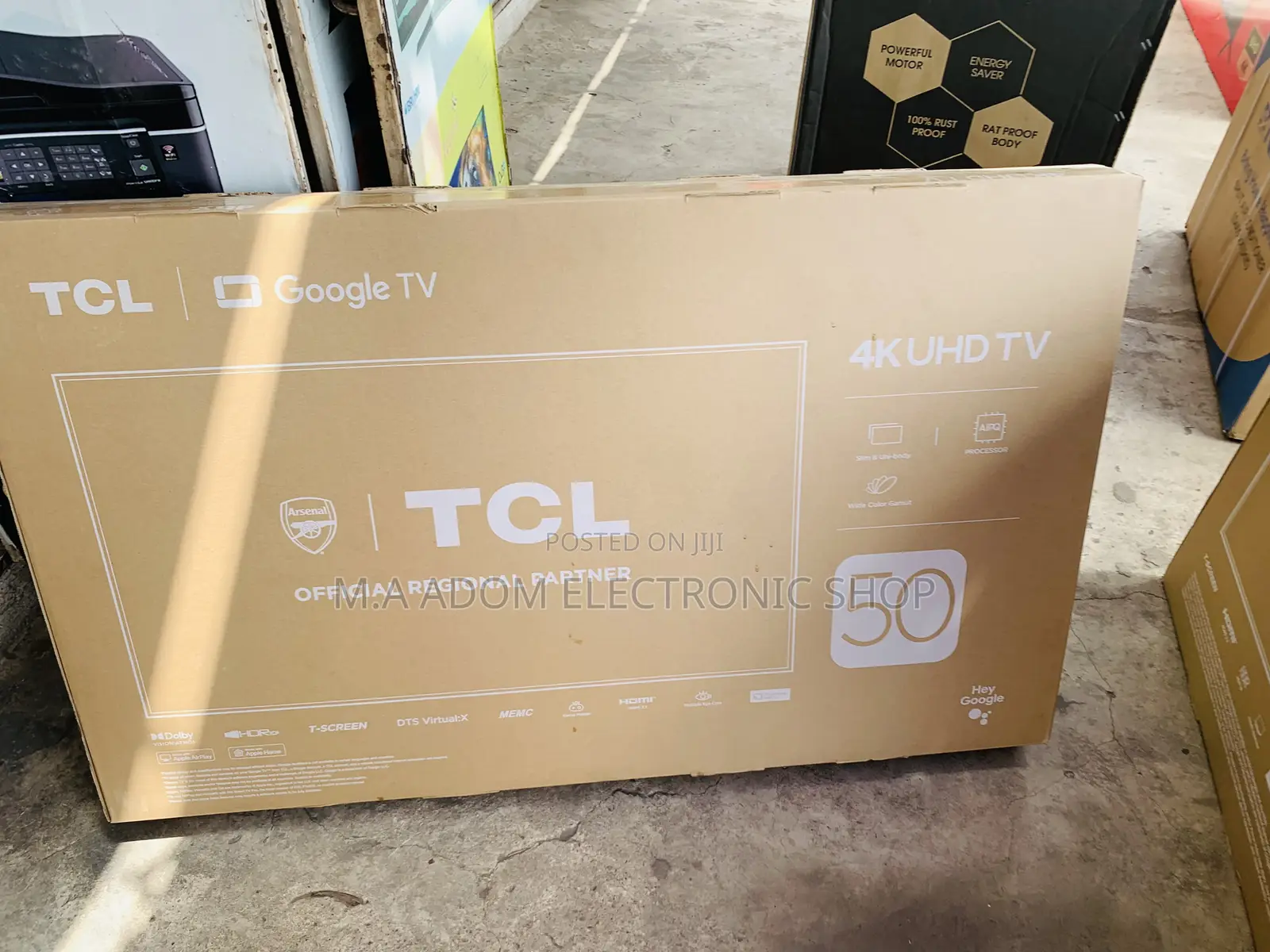 50inch TCL 50” Tv + Free Aipq Process