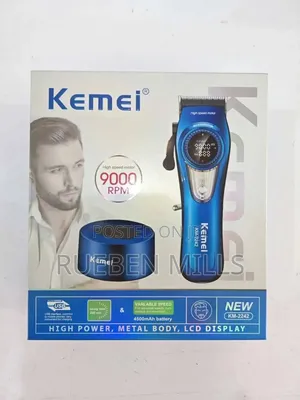 Kemei Km-2242 9000rpm Brushless Motor Barbering Machine