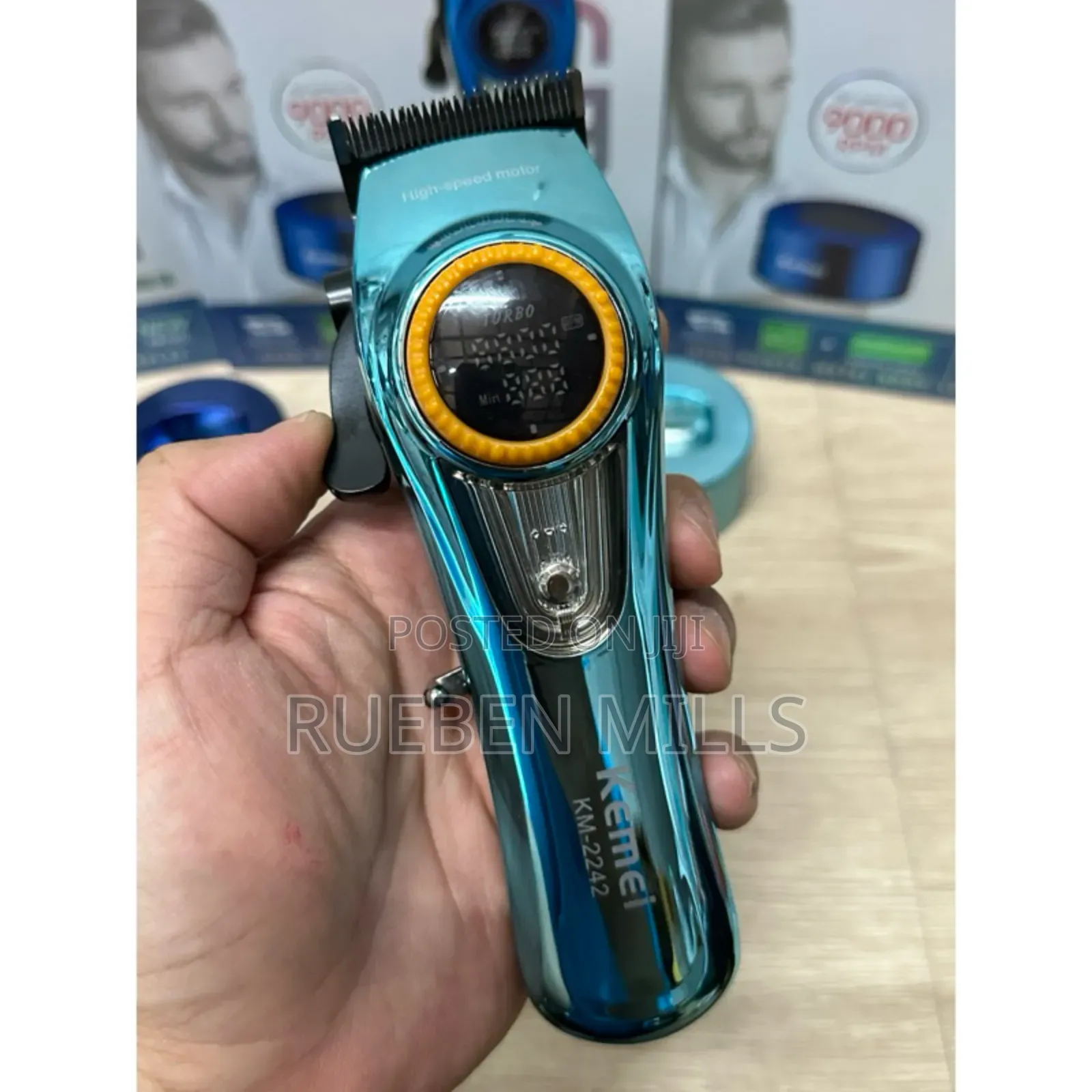 Jual Kemei Km 2242 Clipper 4500mah 9000rpm Barbering Machine