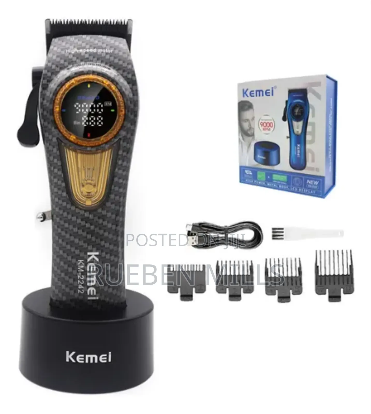 High-Speed Professional Kemei Km-2242 Barbering Machine