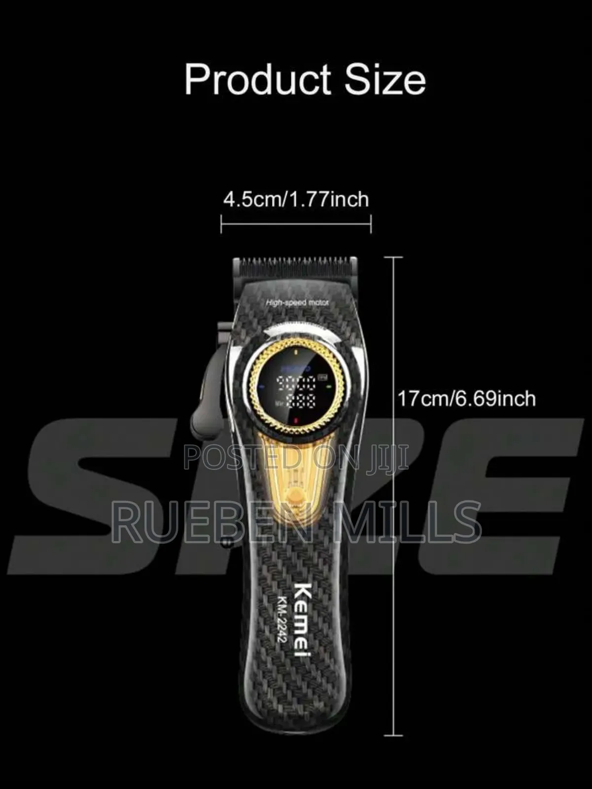 High-Speed Professional Kemei Km-2242 Barbering Machine
