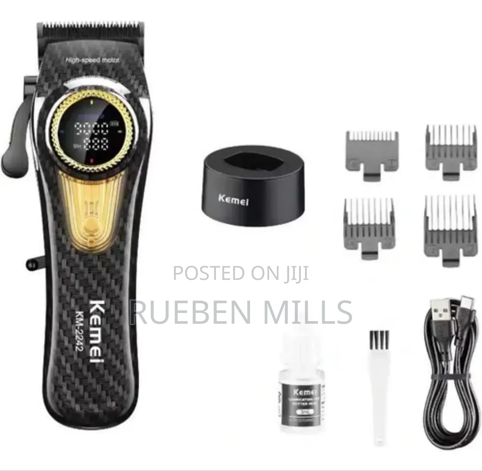 High-Speed Professional Kemei Km-2242 Barbering Machine
