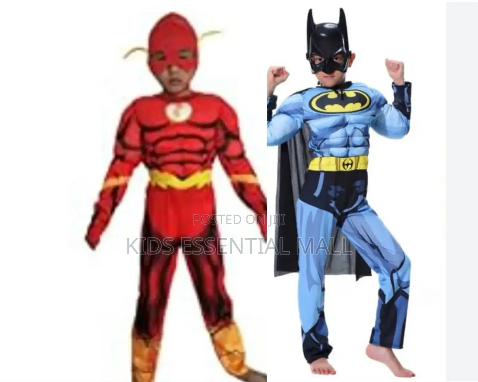 Flashman and Batman Muscle Padded Costume
