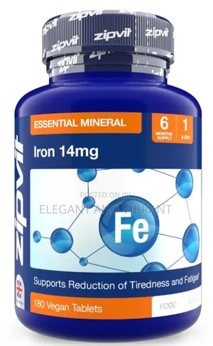 Iron 14mg - High Strength Energy,Tiredness Fatiguetablets