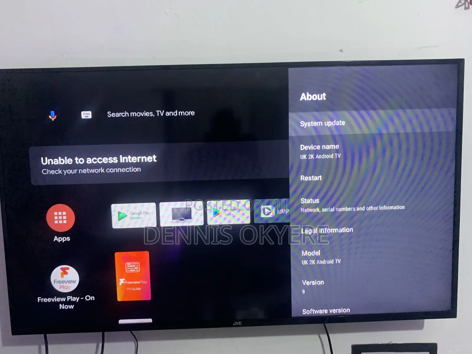 JVC Android 50 Inches Tv