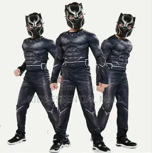Black Panther Muscle Padded Costumes