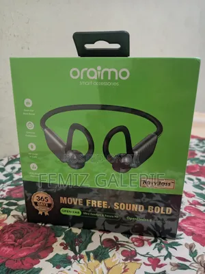 Oraimo Opencirclet 2 Ipx5 Steps Tracking Open-Ear Headphones