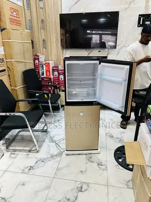 Sleek Gold Fridge Double Door Nasd2-18