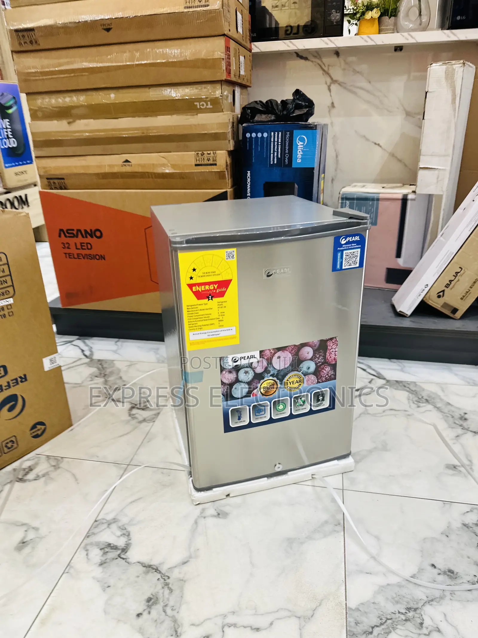 Quality New Grey Bed Side Fridge