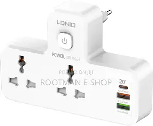 Ldnio Plug Extension Multi Socket With Usb Wall Plug Adapter