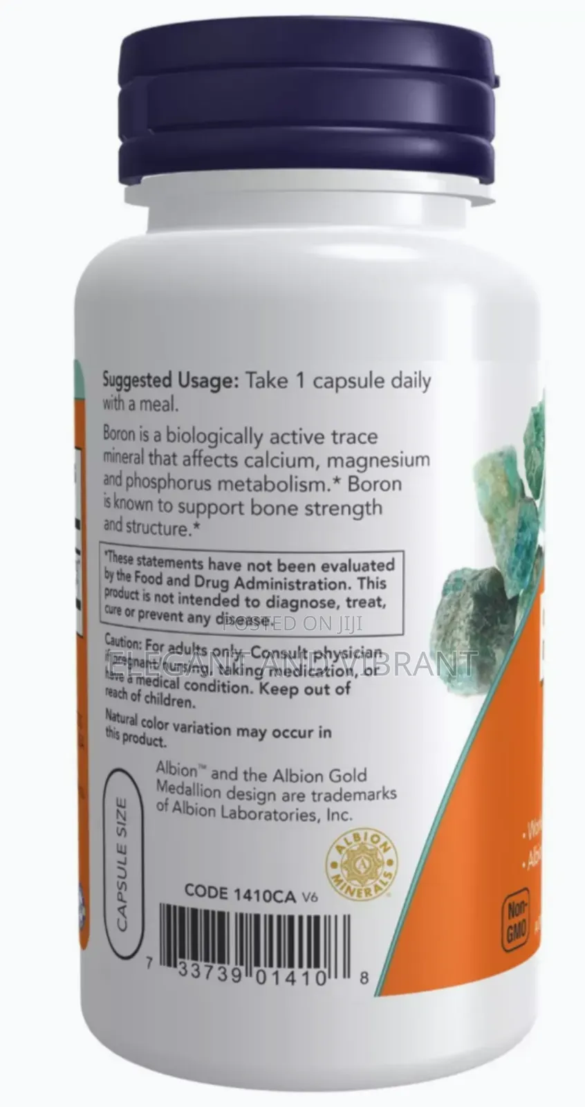 Boron 3mg 100 Caps Supports Bone Health,Joint Support
