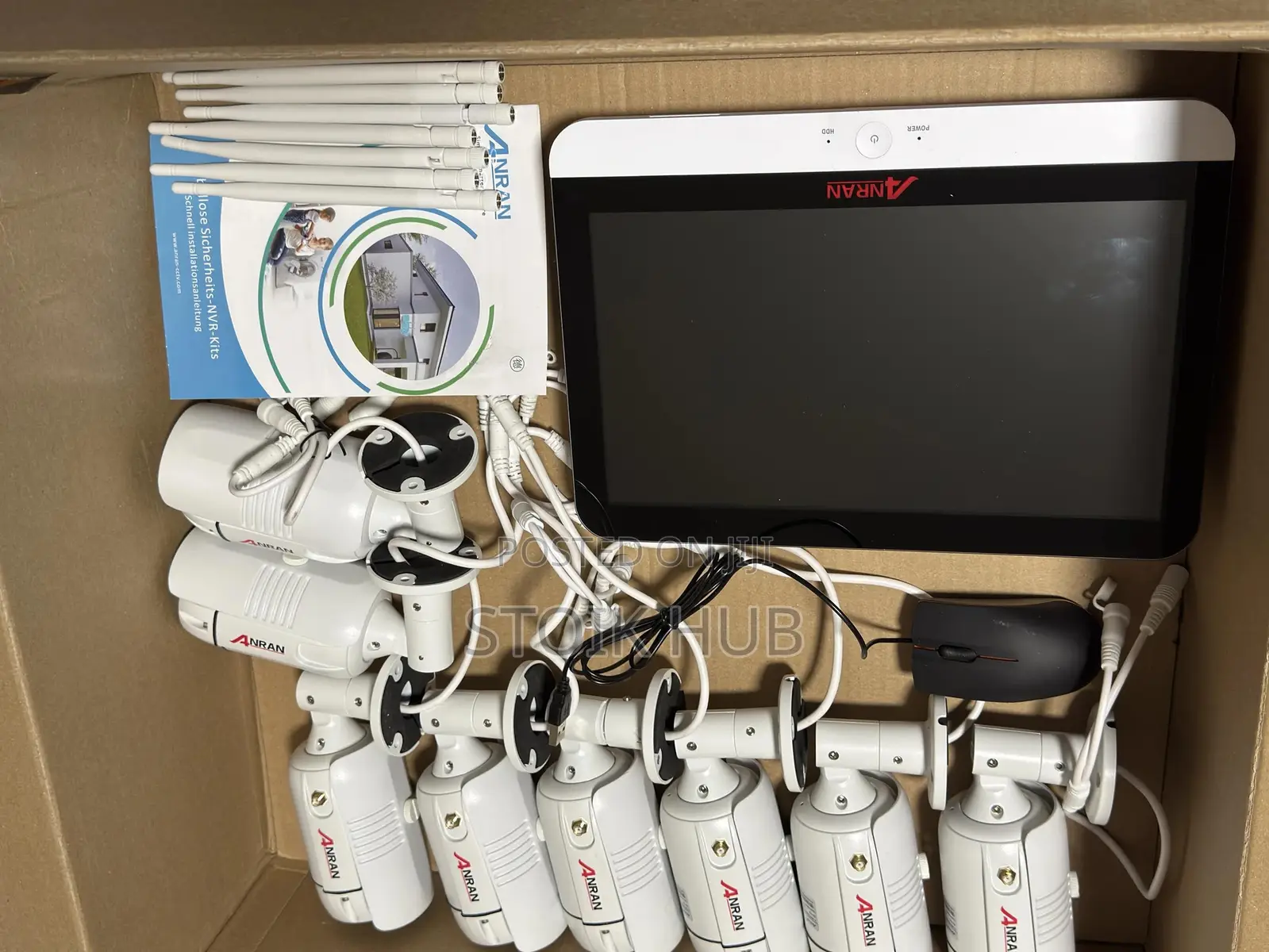 Anran K9608e-12w 8ch Wlan With 8x1920p Including Touch Screen Monitor