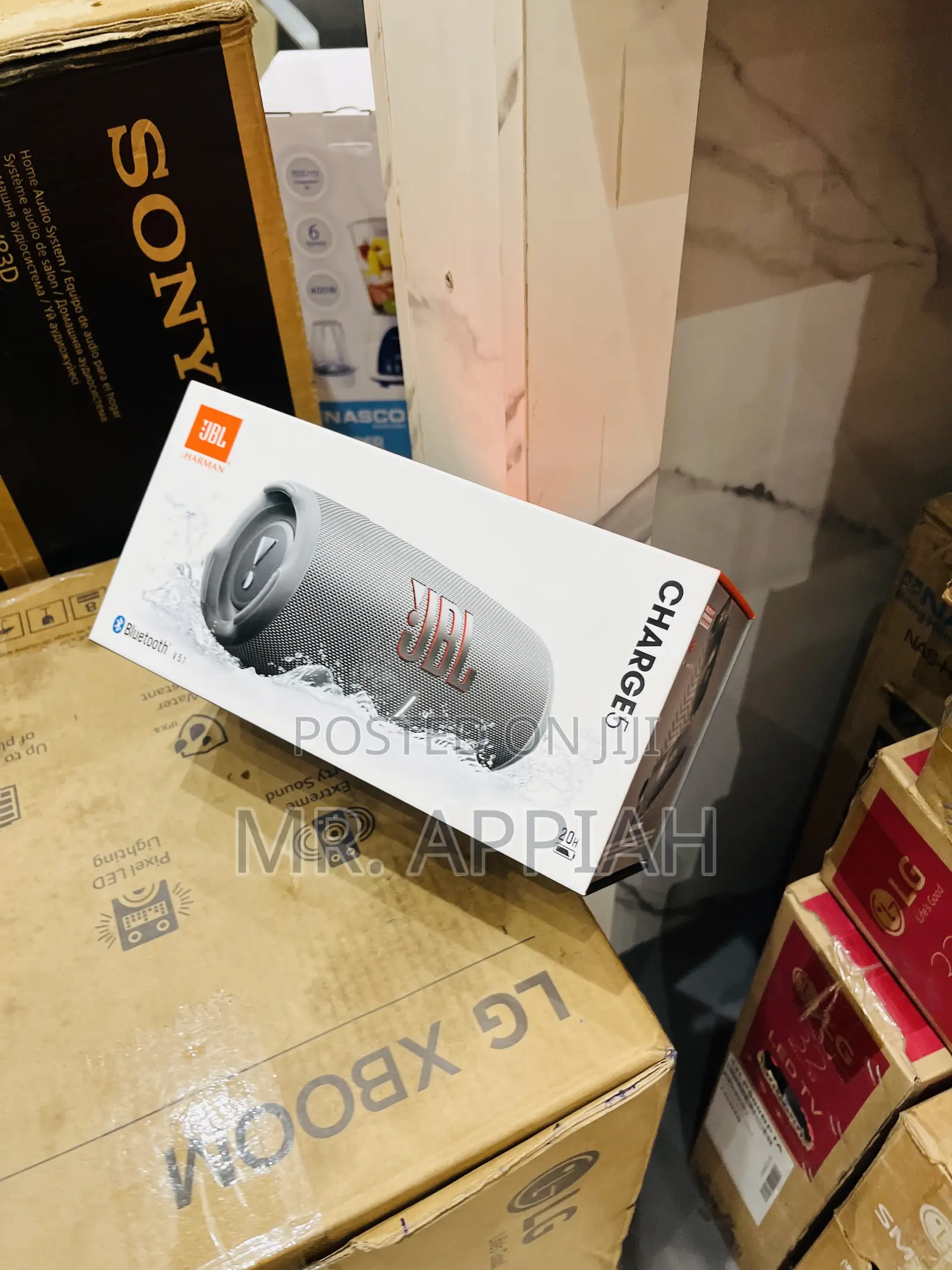 Powerful and Durable JBL Charge 5 Portable Speaker