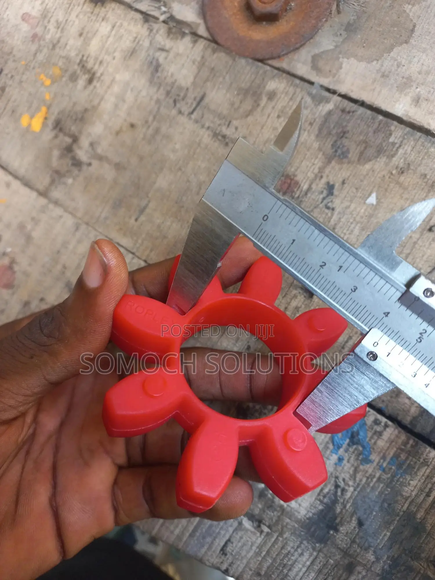 Gr 38 Rotex Coupling Rubber Spiders Red
