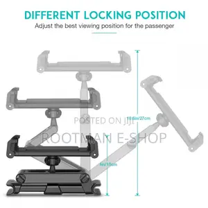 Tablet Headrest Mount Multi-Angle Tablet Mount Flexible