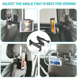 Tablet Headrest Mount Multi-Angle Tablet Mount Flexible