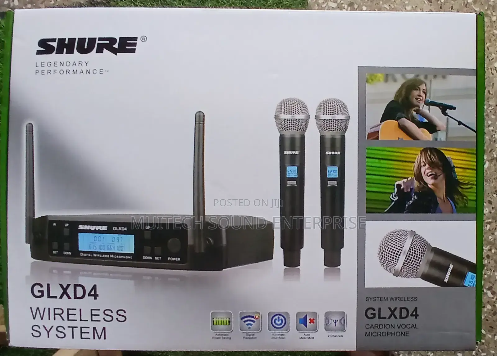 Shure Wireless Mic (Glxd4 (3 in 1)