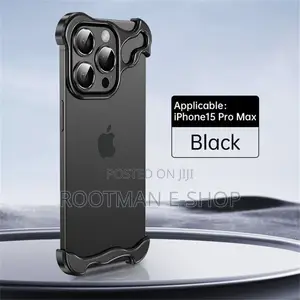 Irregular Metal Bumper Case for iPhone 13 14 15 Pro Max Plus